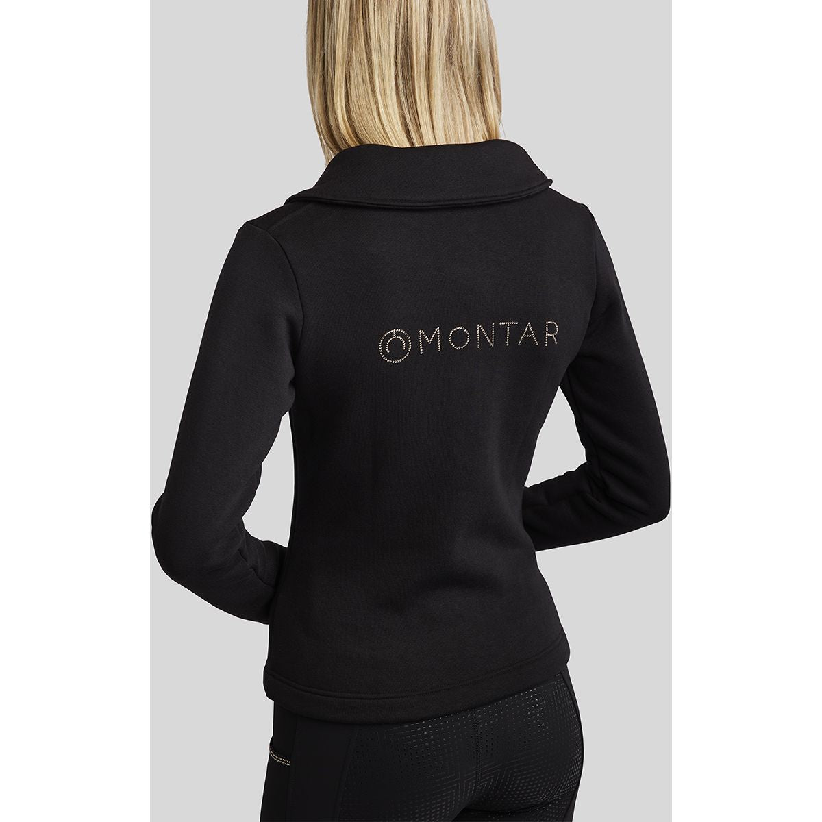 Montar Vest MoNaja Rosegold Crystals Zwart