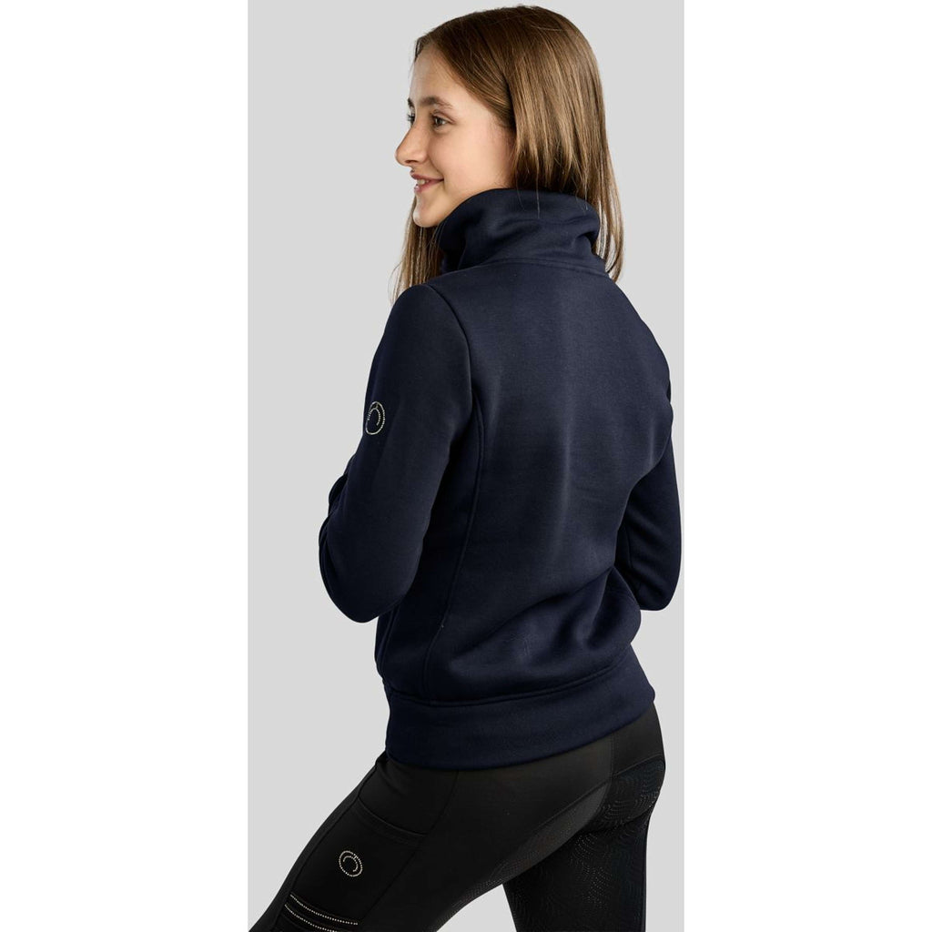 Montar Sweater MoNaja High Collar Golden Quartz Crystals Kids Navy