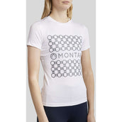 Montar T-shirt MoChain Frontprinted Wit