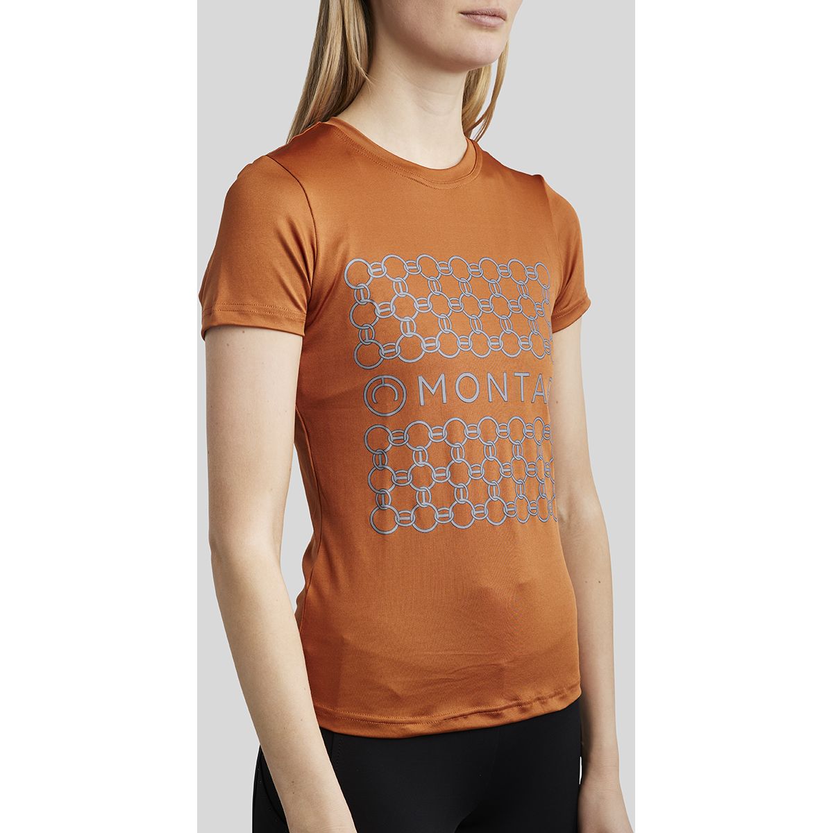 Montar T-shirt MoChain Frontprinted Bronze