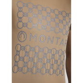 Montar T-shirt MoChain Frontprinted Latte