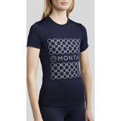 Montar T-shirt MoChain Frontprinted Dark Navy