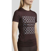 Montar T-shirt MoChain Frontprinted Bruin