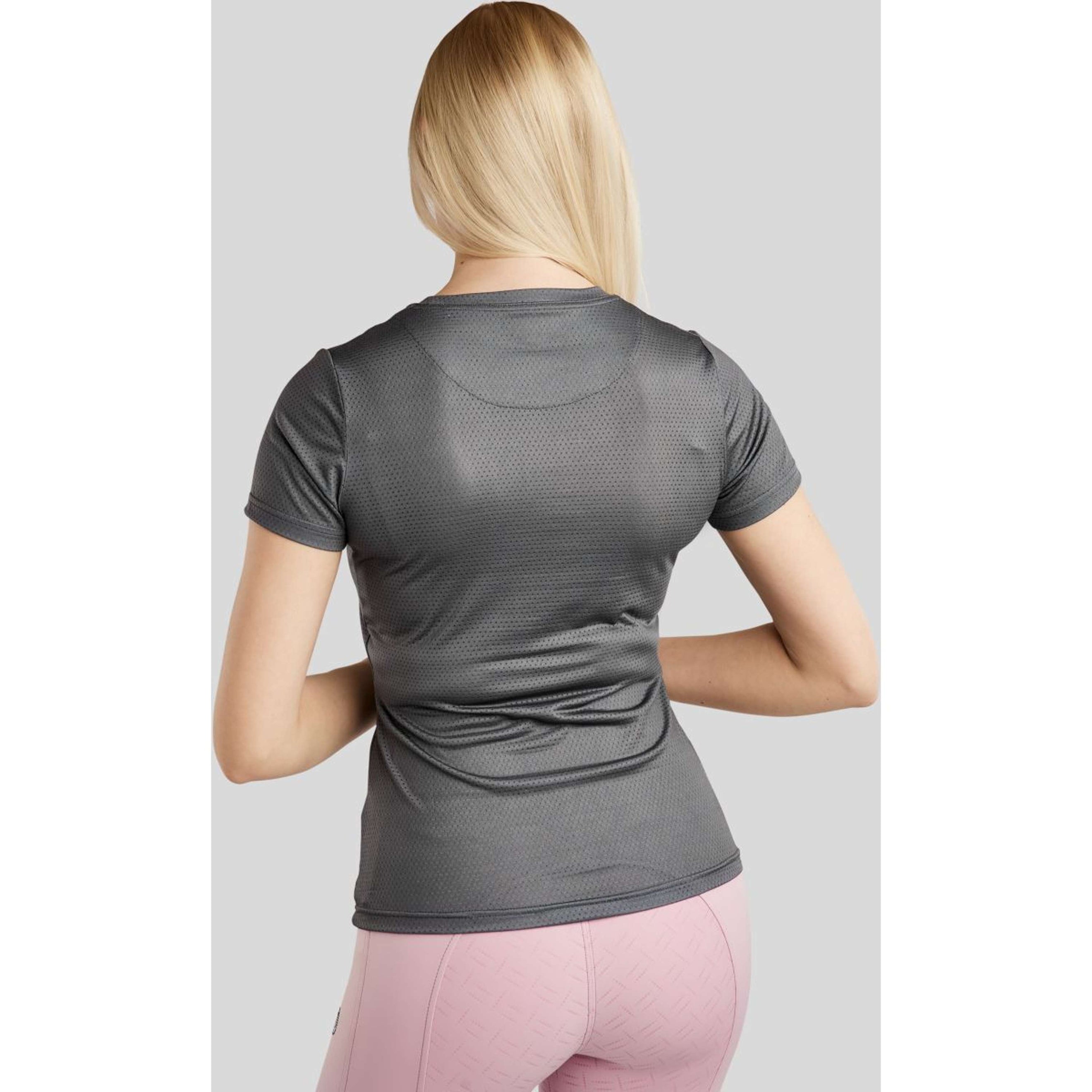Montar T-Shirt MoGrace Mesh Tee Grijs Montar T-Shirt MoGrace Mesh Tee Grijs