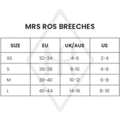 Mrs. Ros Rijlegging Silhouette Wit