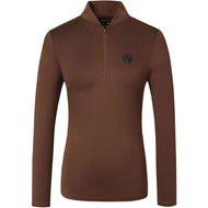 Covalliero Shirt Active Lange Mouwen Chocolate