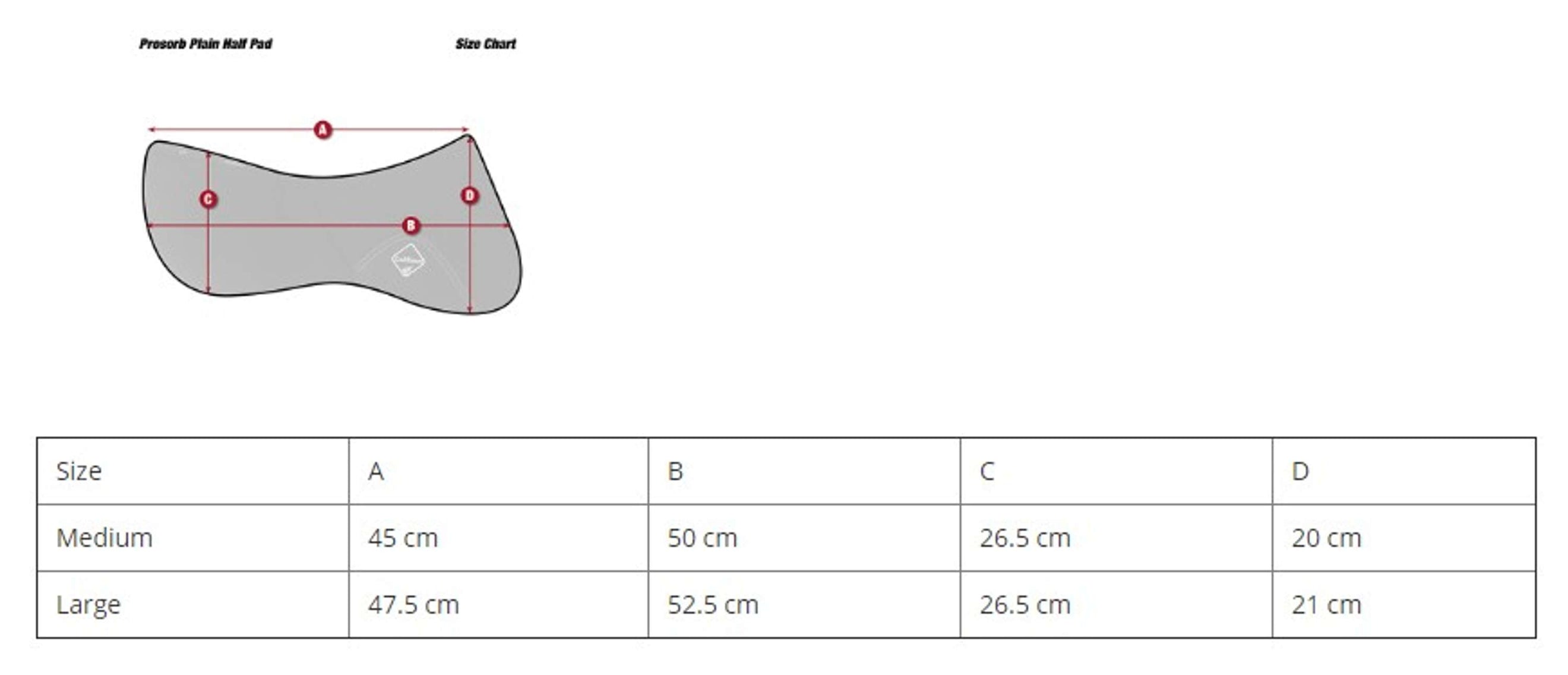 LeMieux Zadelonderlegger Pro-Sorb Plain Zwart