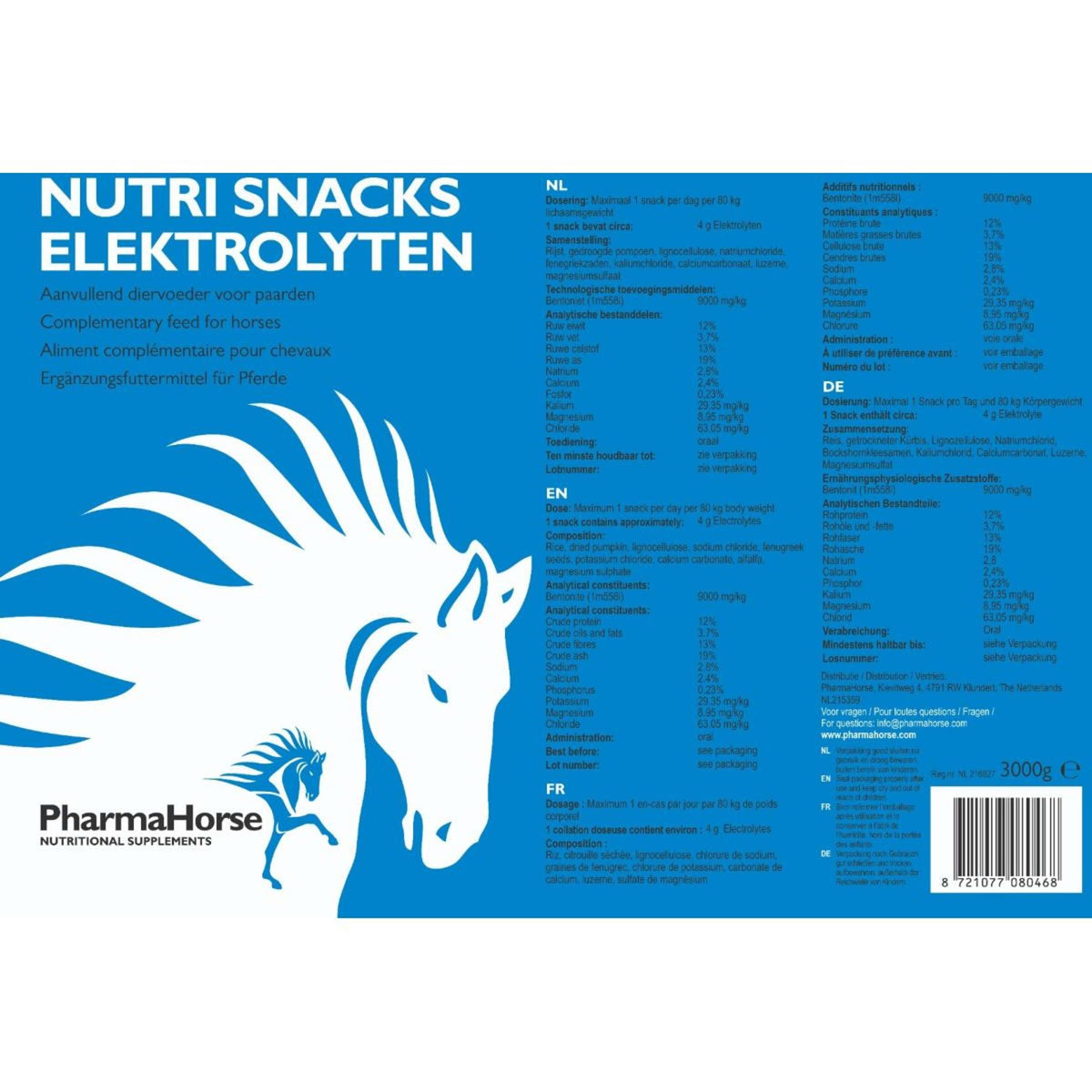 PharmaHorse Nutri Snacks Elektrolyten