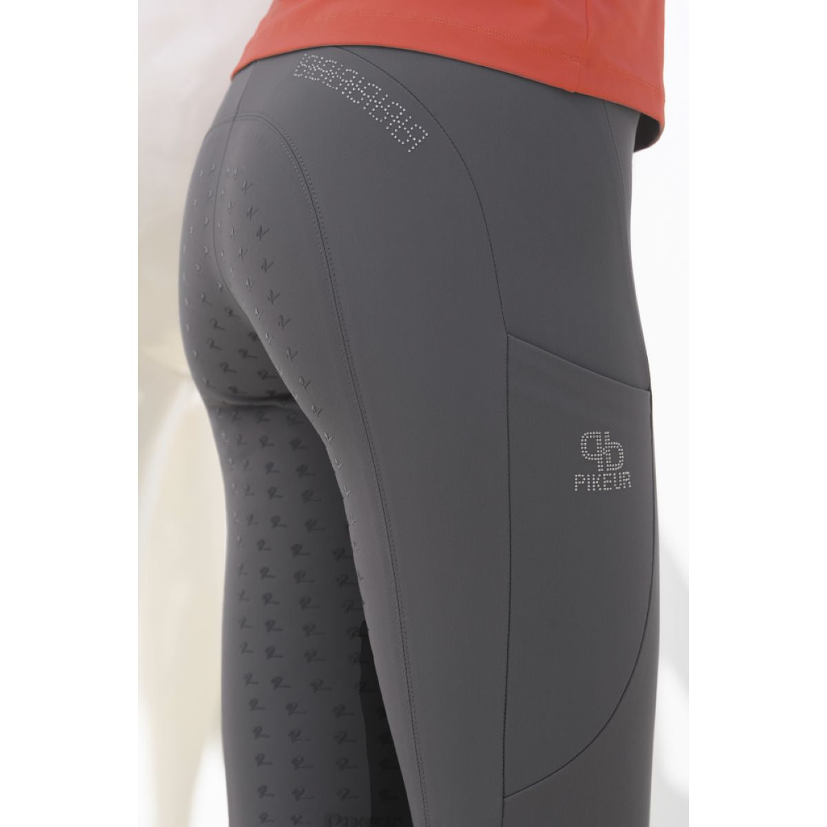 Pikeur Rijlegging Tiffini SD Full Grip Lichtgrijs