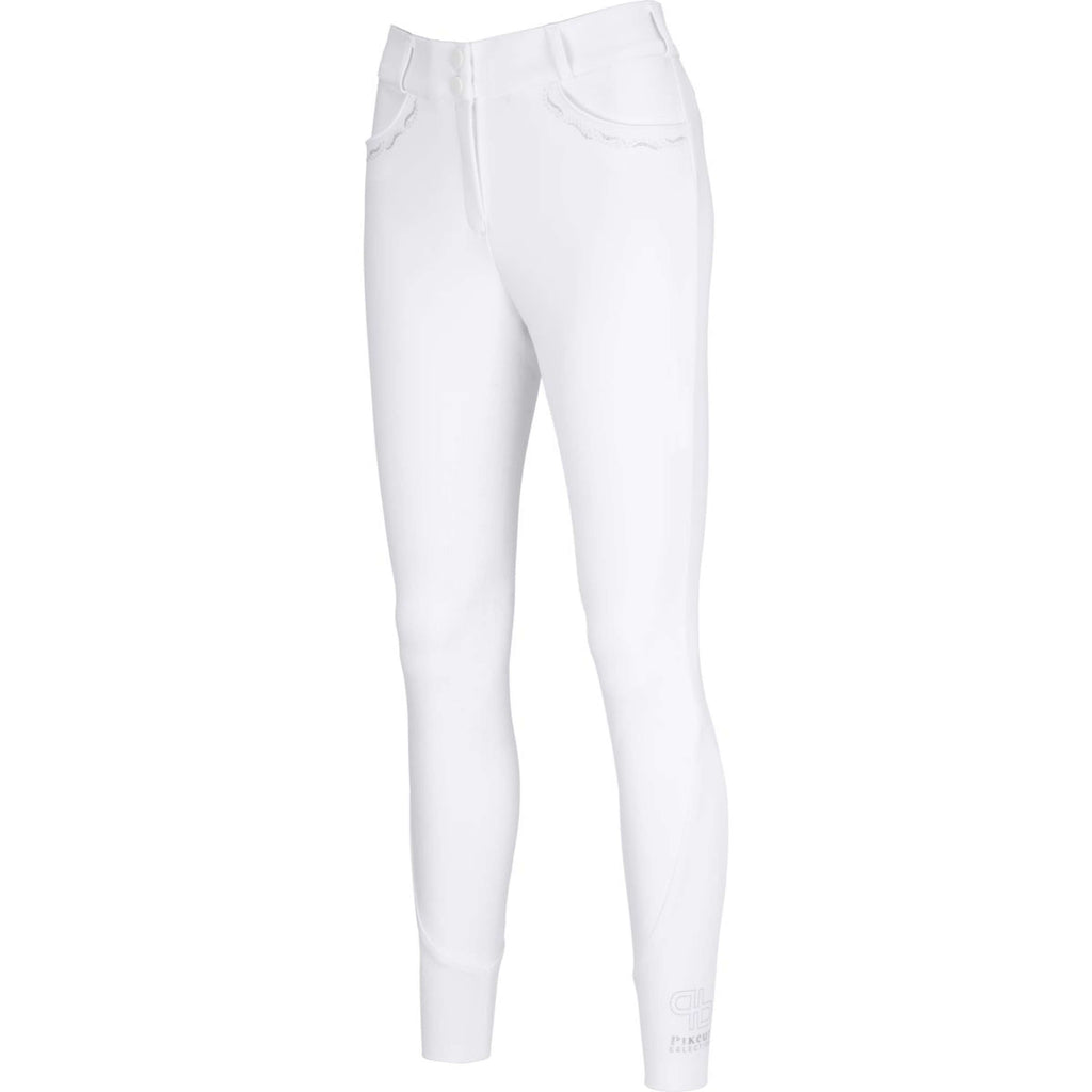 Pikeur Rijbroek Ceelina Full Grip Silicon Wit