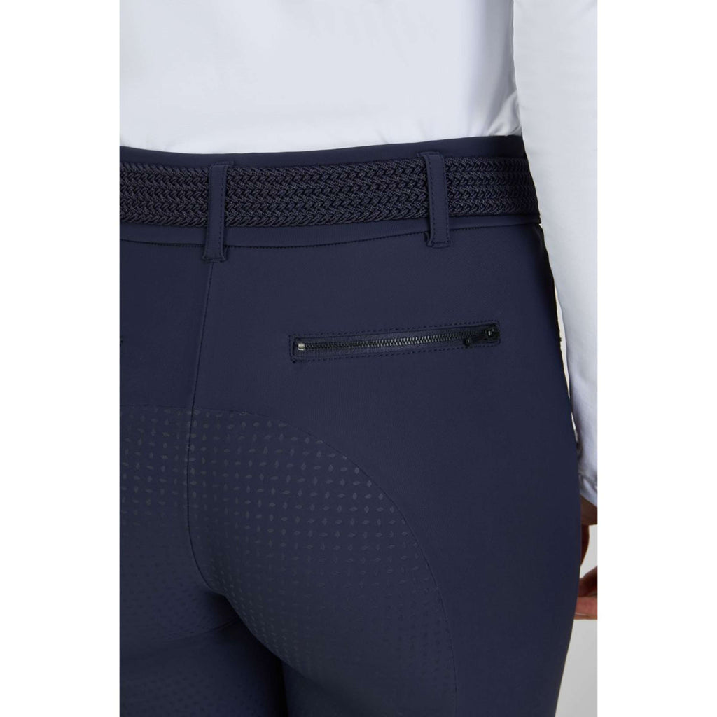 Pikeur Rijbroek Camie Full Grip Silicon Nightblue