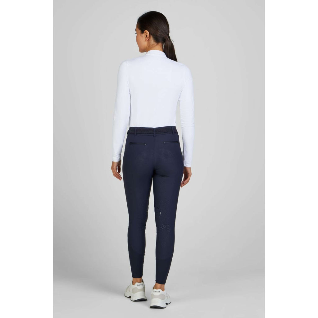 Pikeur Rijbroek Camie Full Grip Silicon Nightblue