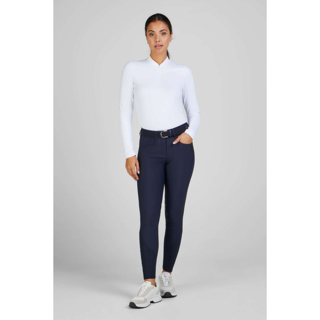 Pikeur Rijbroek Camie Full Grip Silicon Nightblue