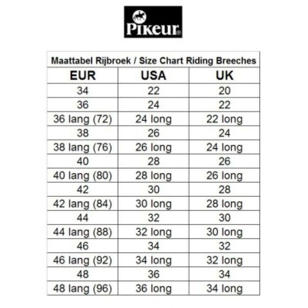 Pikeur Rijbroek Linnet GripTec SO Highwaist Full Grip Zwart