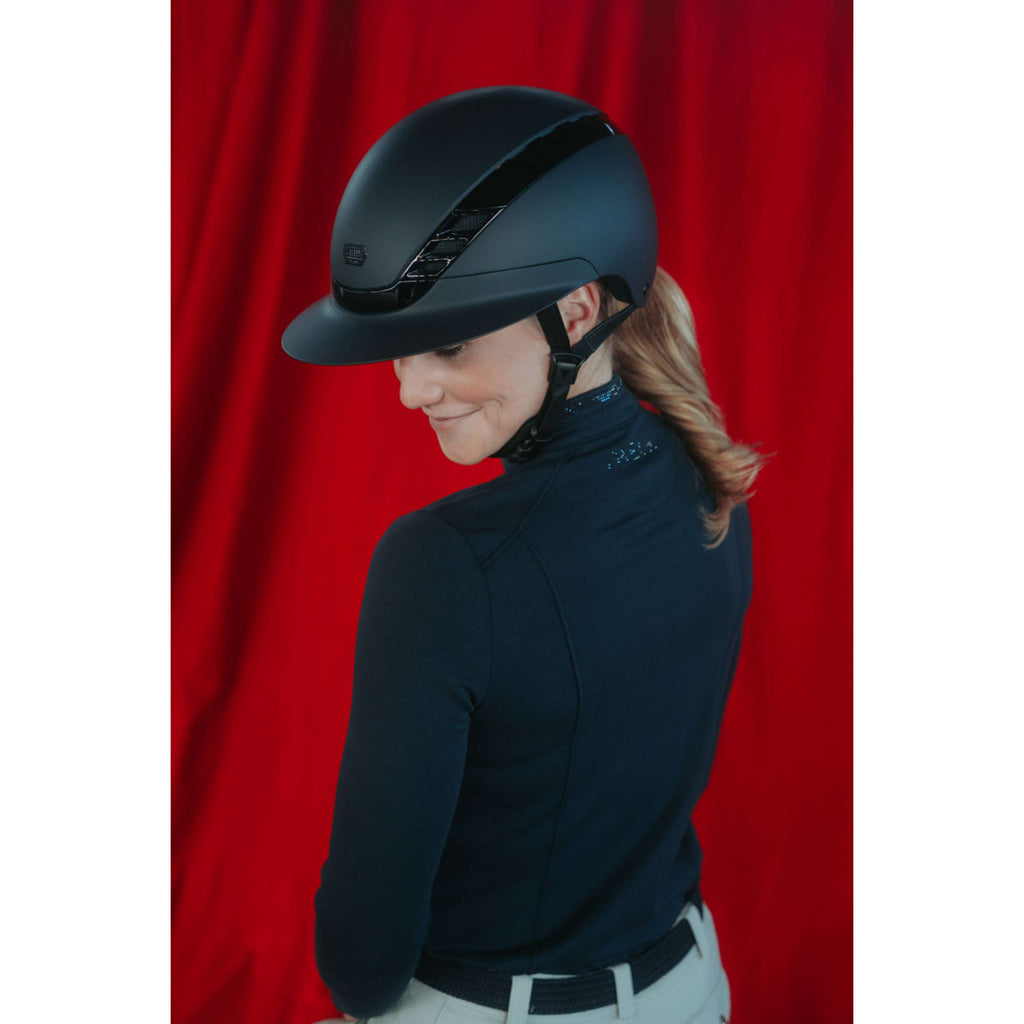 Pikeur Cap AirLuxe Pure Lange klep Zwart