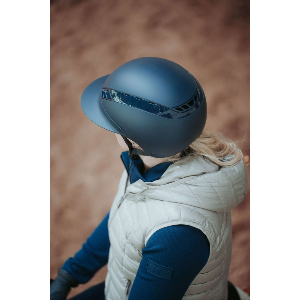 Pikeur Cap AirLuxe Pure Lange klep Midnight Blue