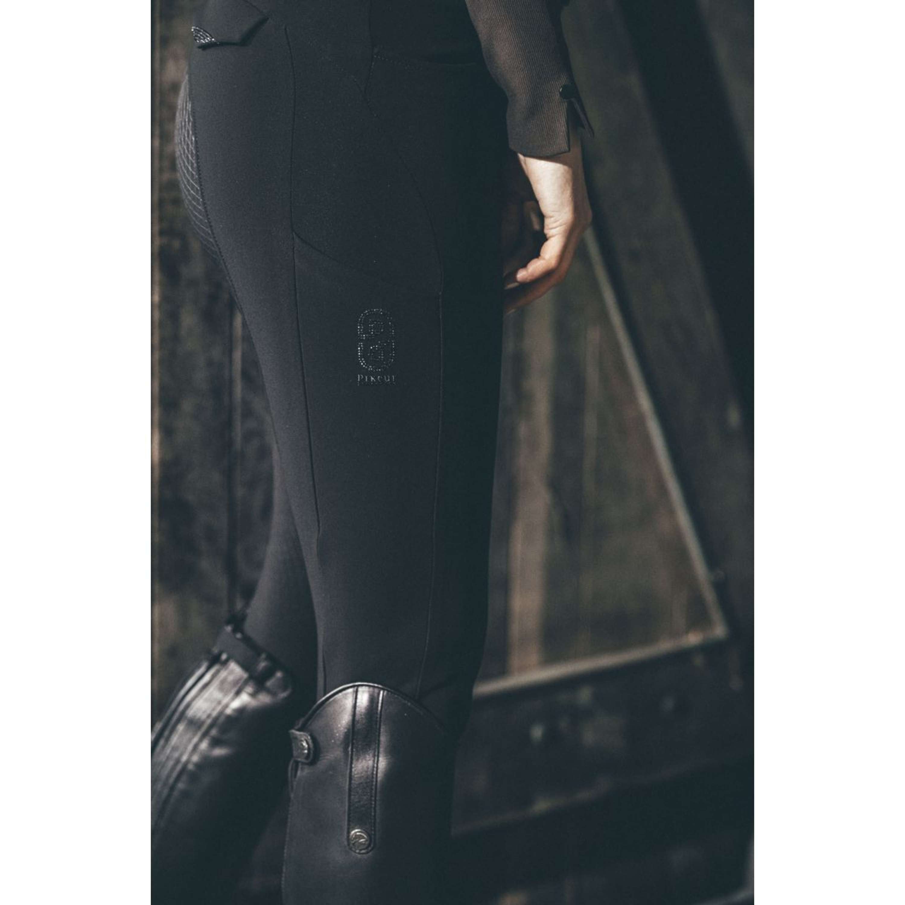 Pikeur Rijbroek Cantira MatrixGripTec Highwaist Full Grip Zwart