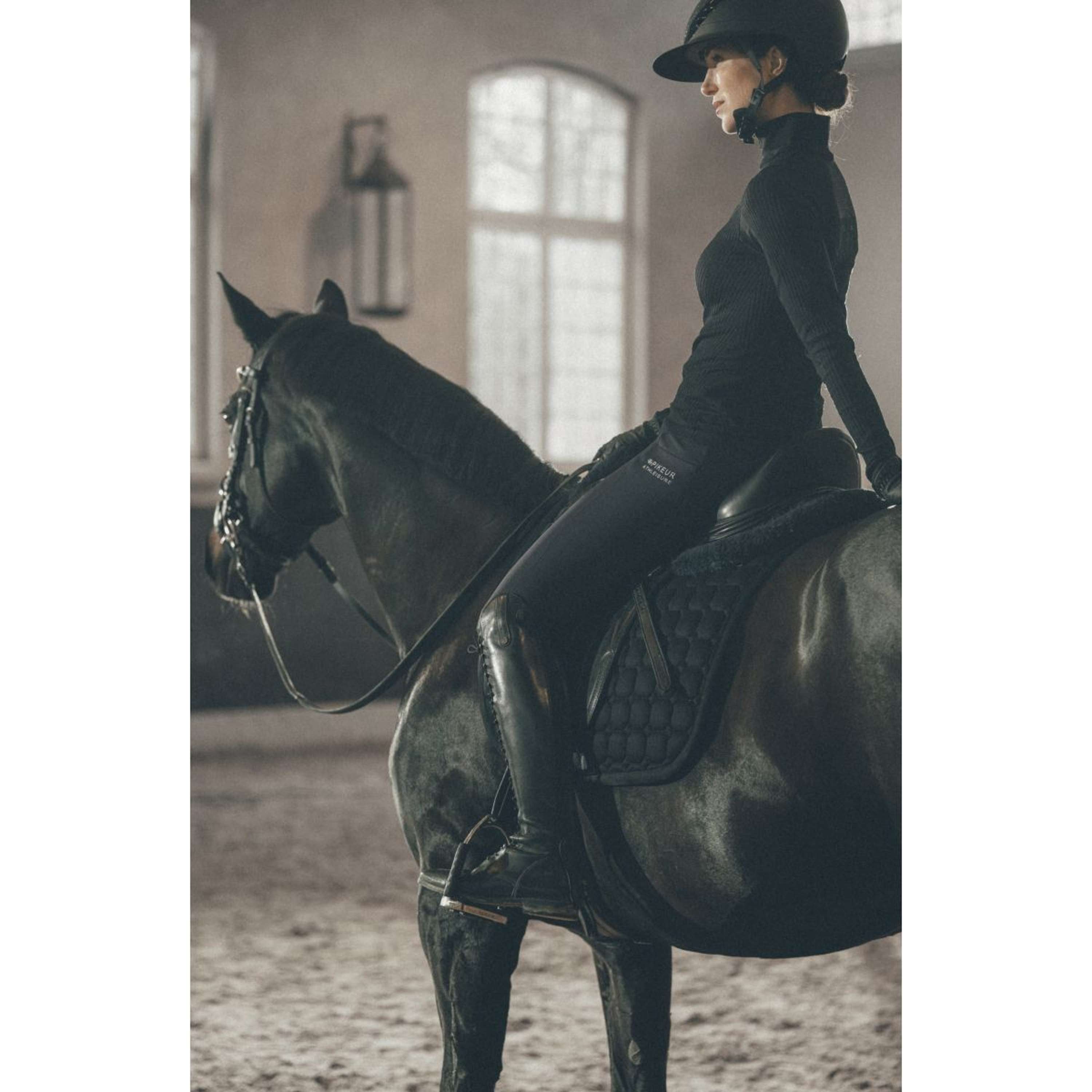 Pikeur Shirt 3D Athleisure AW26 Zwart/Navy