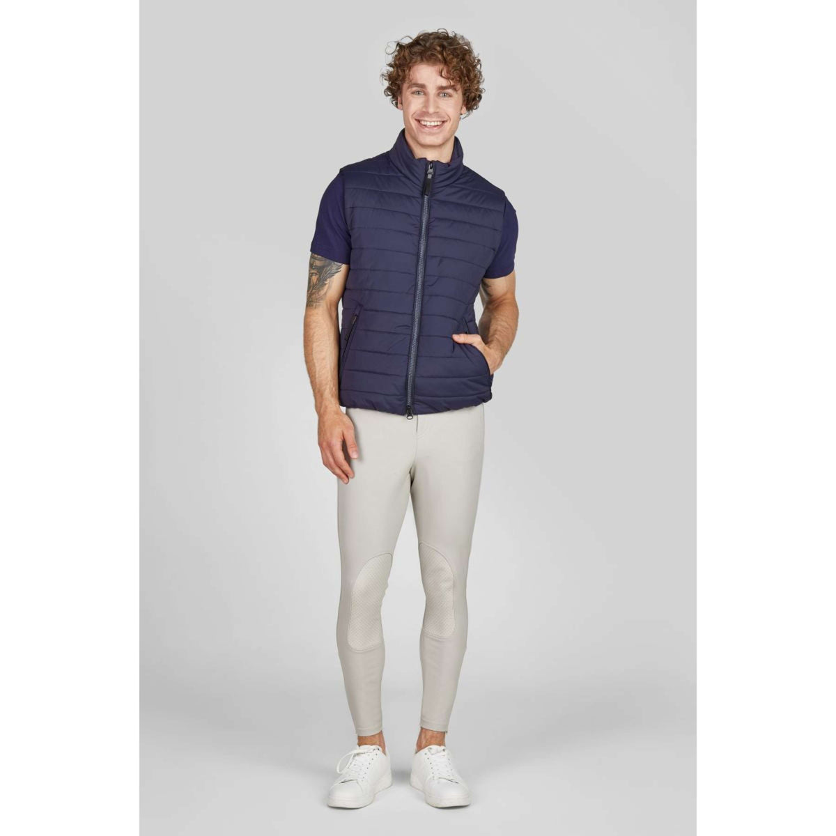 Pikeur Bodywarmer Quilted Heren Nightblue