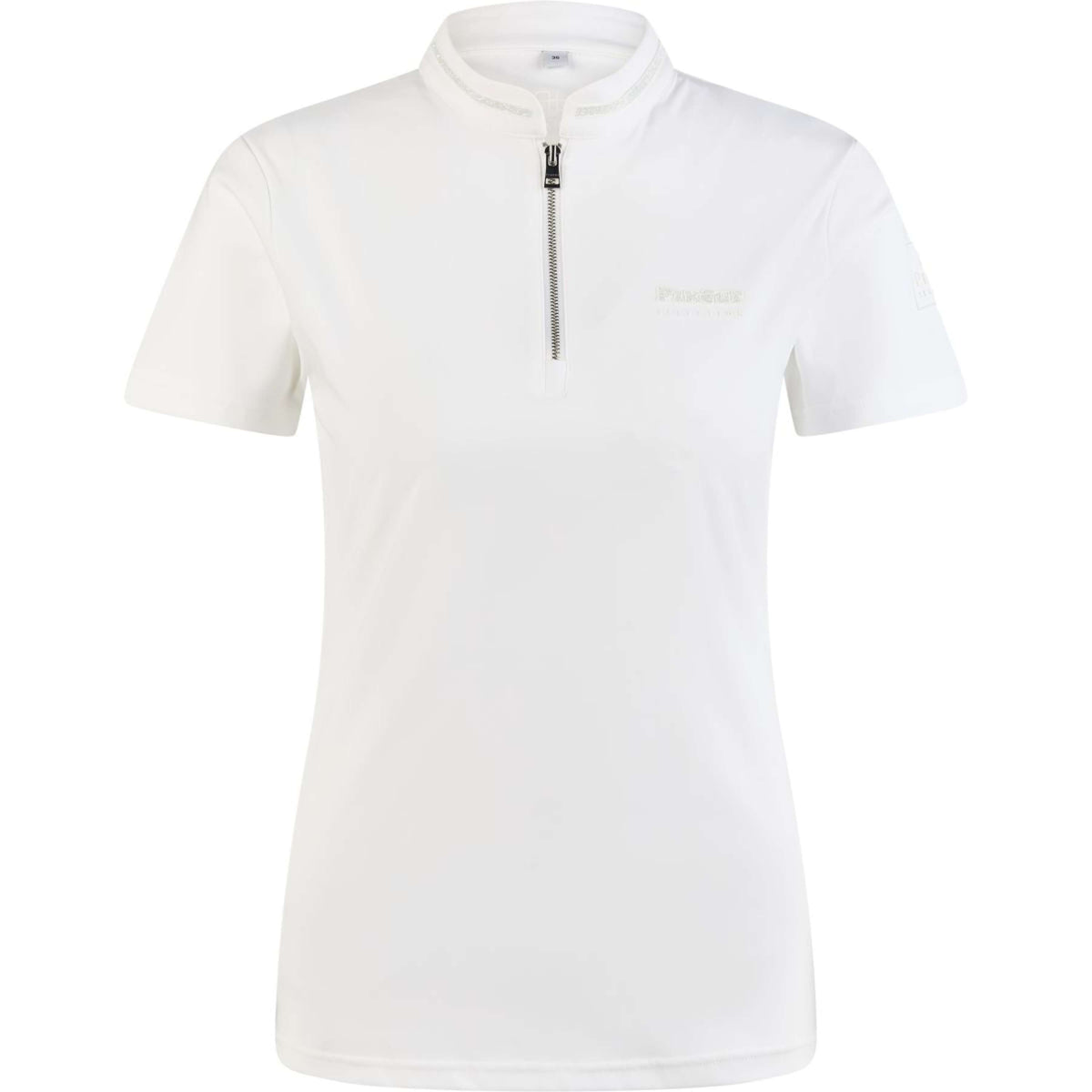 Pikeur T-Shirt Function Zip SS26 White