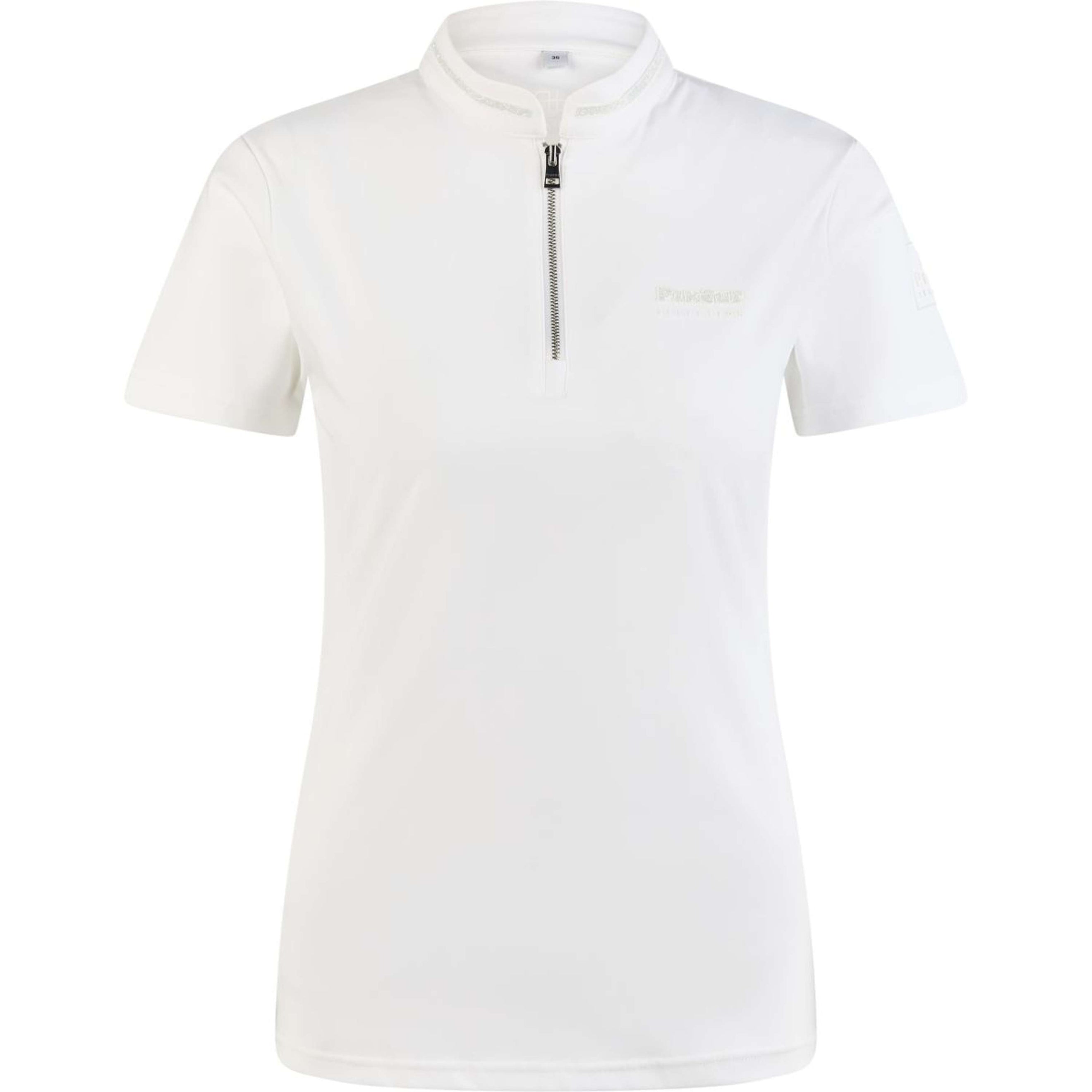 Pikeur T-Shirt Function Zip SS26 White