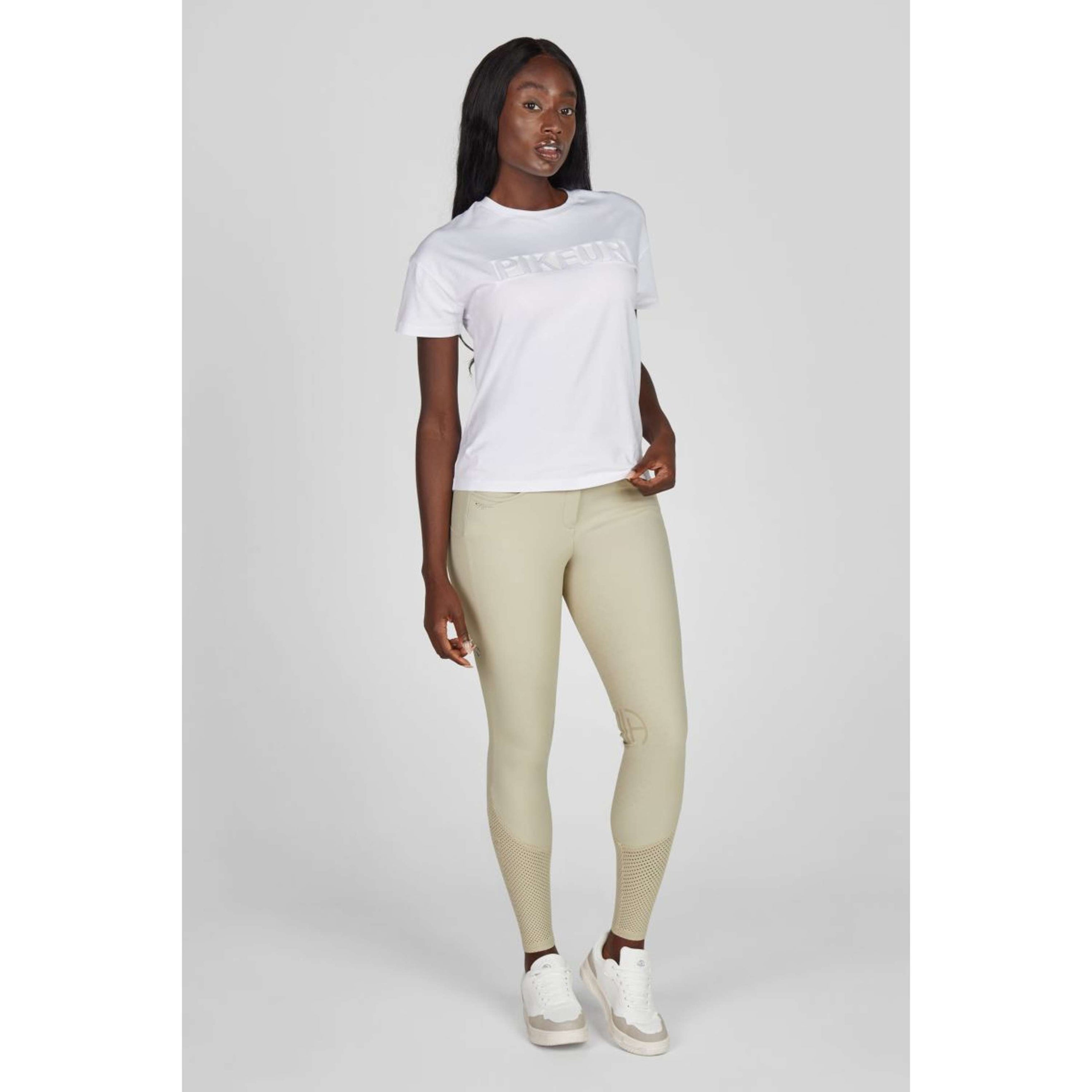 Pikeur T-Shirt Oversized SS26 White Pikeur T-Shirt Oversized SS26 White