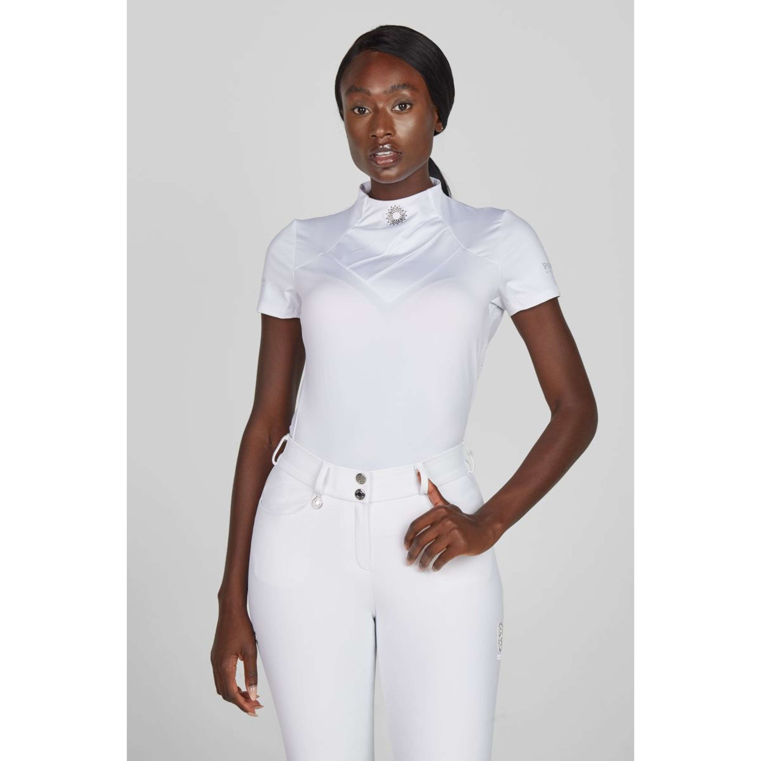 Pikeur Wedstrijdshirt SS26 White Pikeur Wedstrijdshirt SS26 White