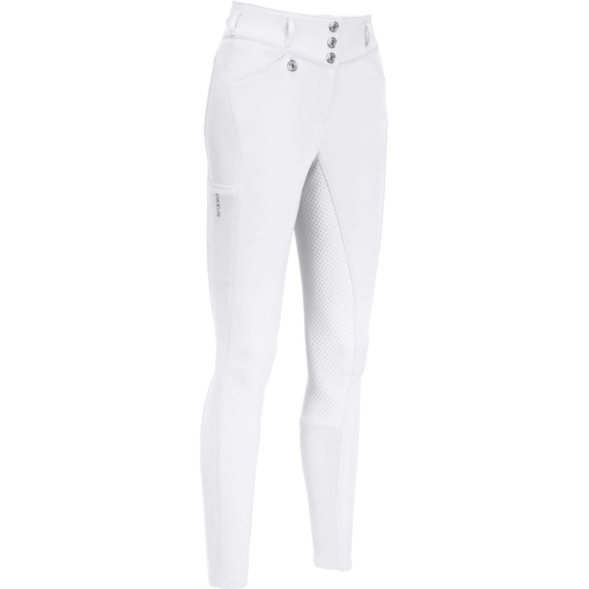 Pikeur Rijbroek Highwaist Winter Full Grip Dames Wit