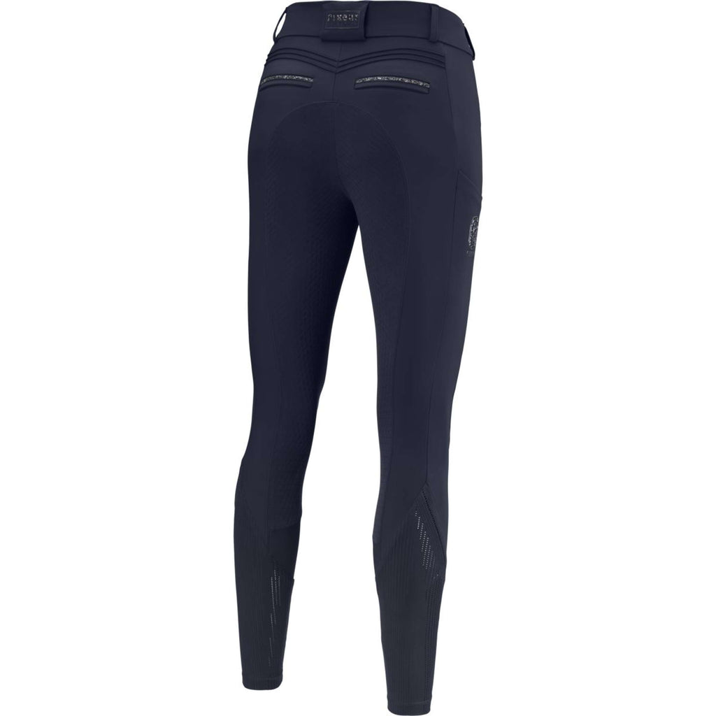 Pikeur Rijbroek Ceelina GridTexLeather Highwaist Full Grip Nightblue