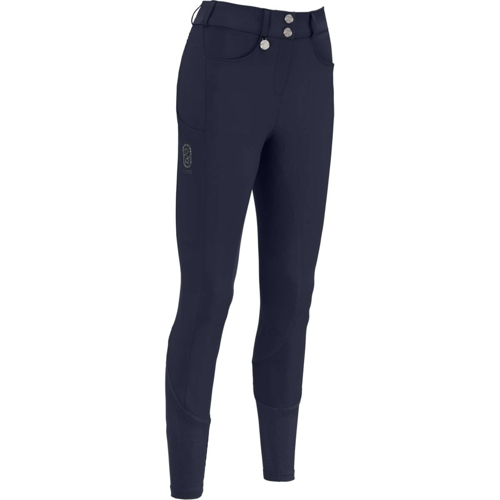 Pikeur Rijbroek Ceelina GridTexLeather Highwaist Full Grip Nightblue