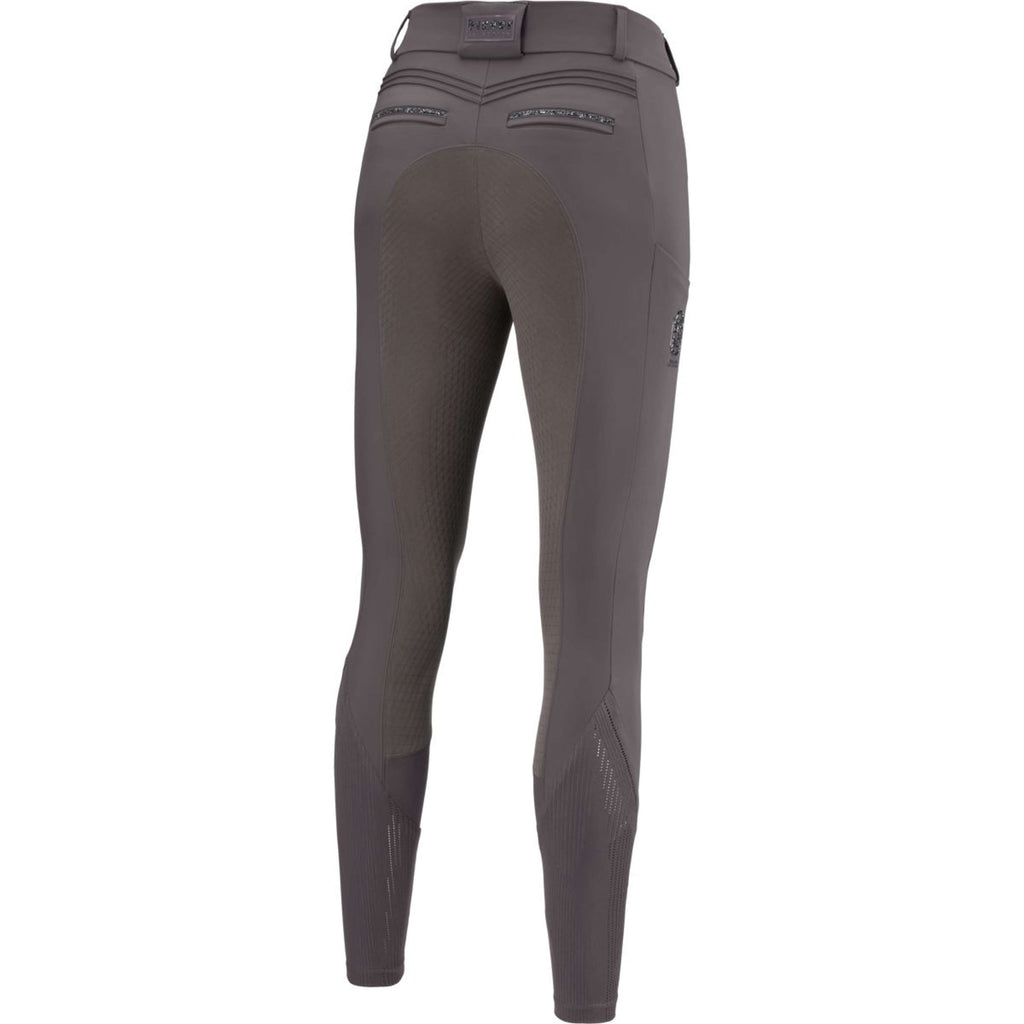 Pikeur Rijbroek Ceelina GridTexLeather Highwaist Full Grip Basalt Grey
