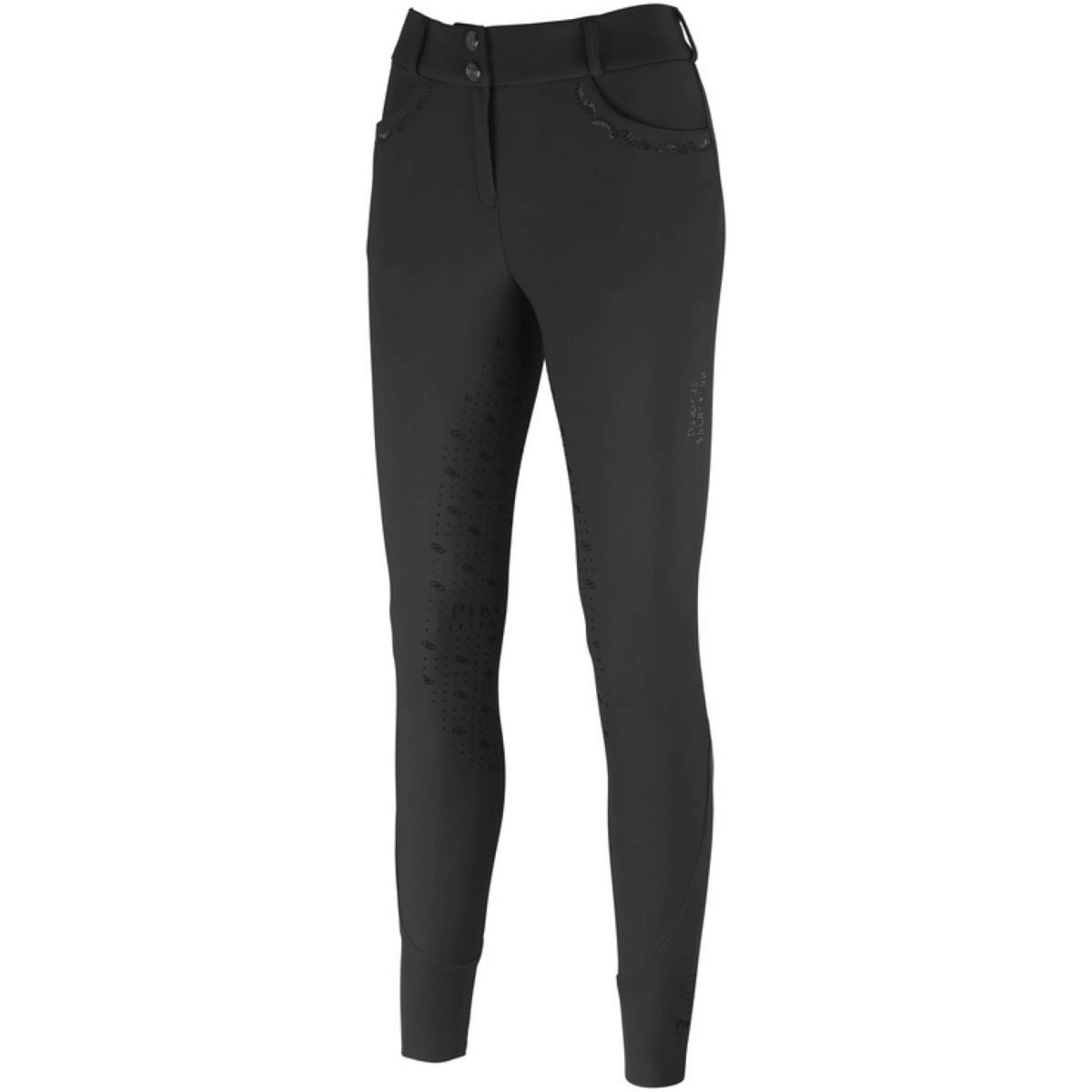 Pikeur Rijbroek Ceelina SD Full Grip High Waist Winter Zwart