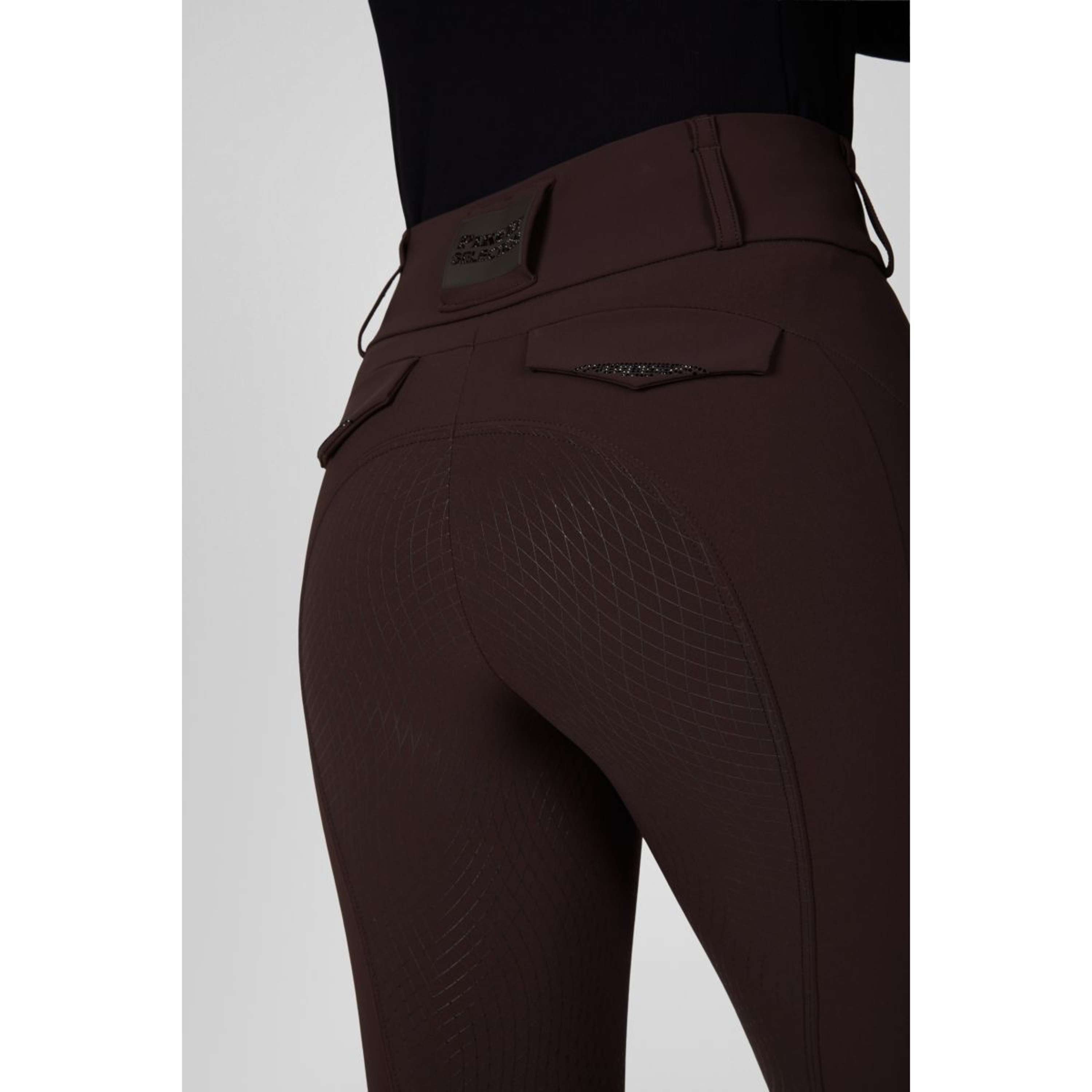 Pikeur Rijbroek Cantira MatrixGripTec Highwaist Full Grip Chocolate Brown