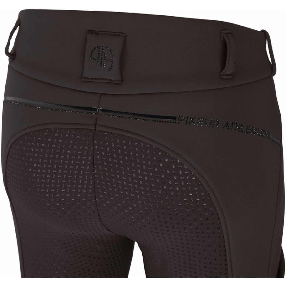 Pikeur Rijbroek Midwaist Winter Full Grip Brocade Brown