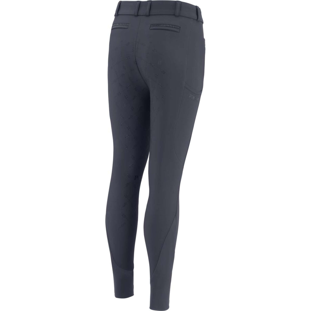 Pikeur Rijbroek Ceelina GripTec Kids Midwaist Full Grip Graphite Blue