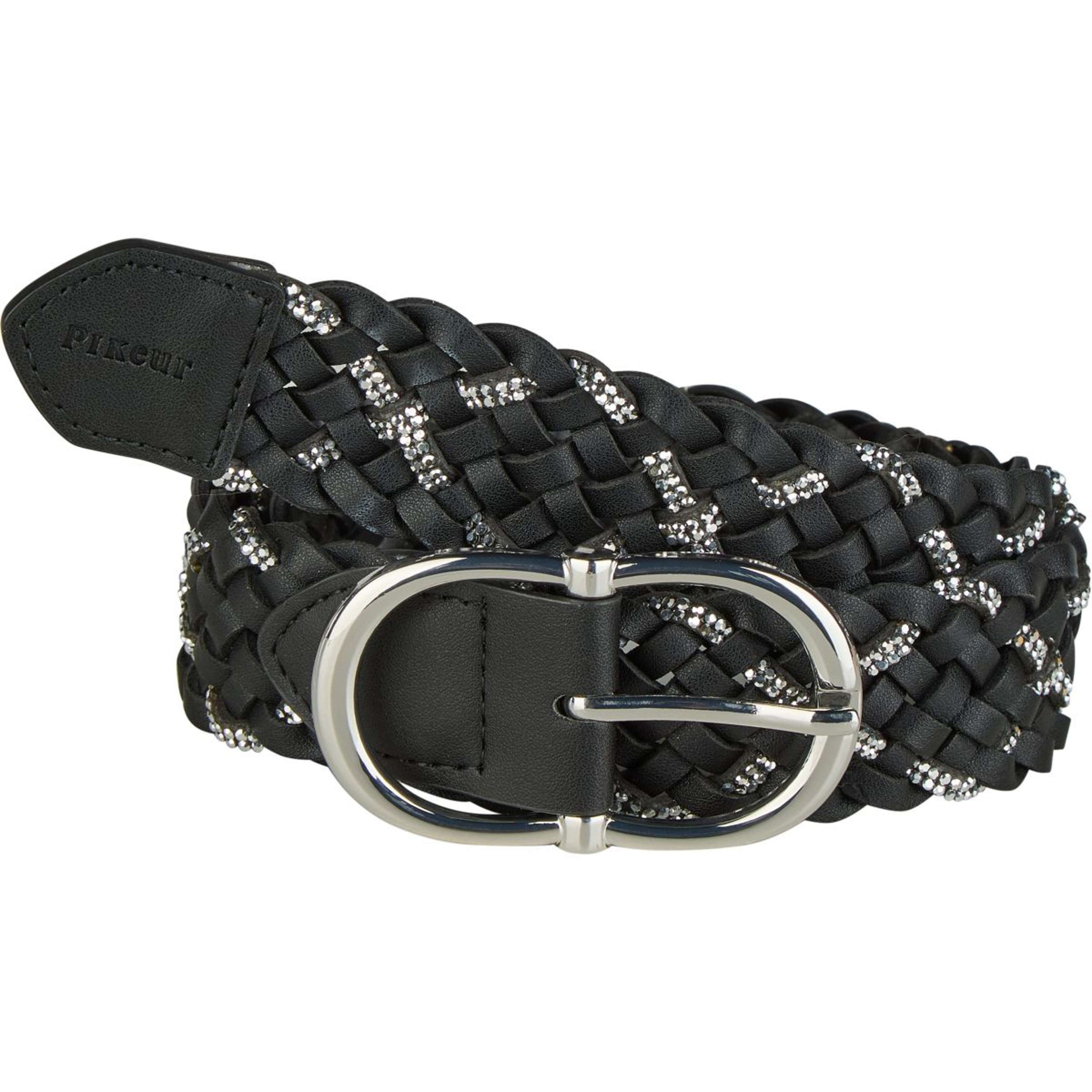 Pikeur Riem Braided SS26 Black/Silver