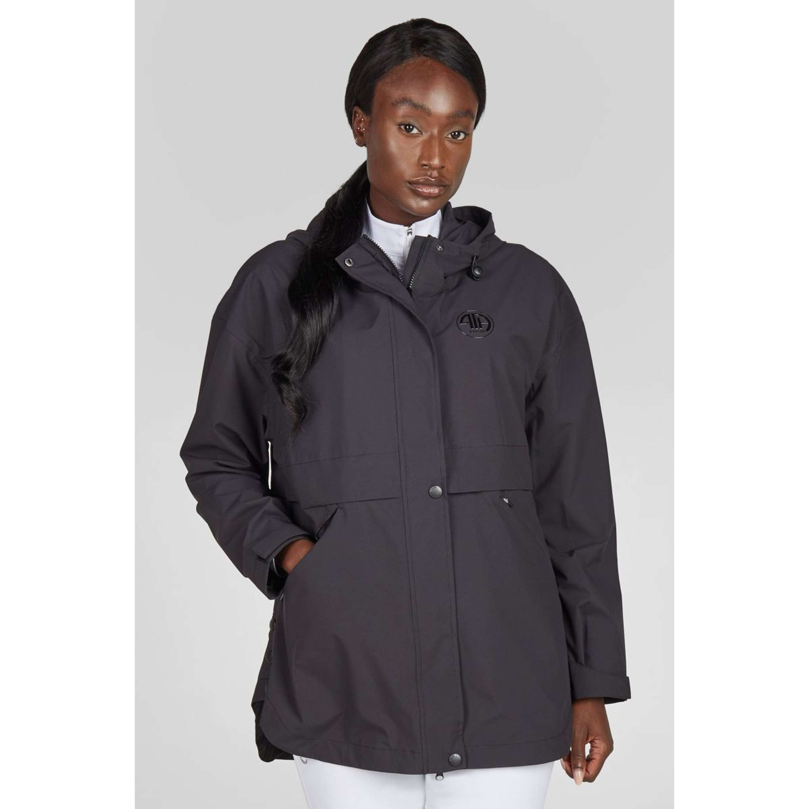 Pikeur Regenjas Zip Poncho SS26 Black