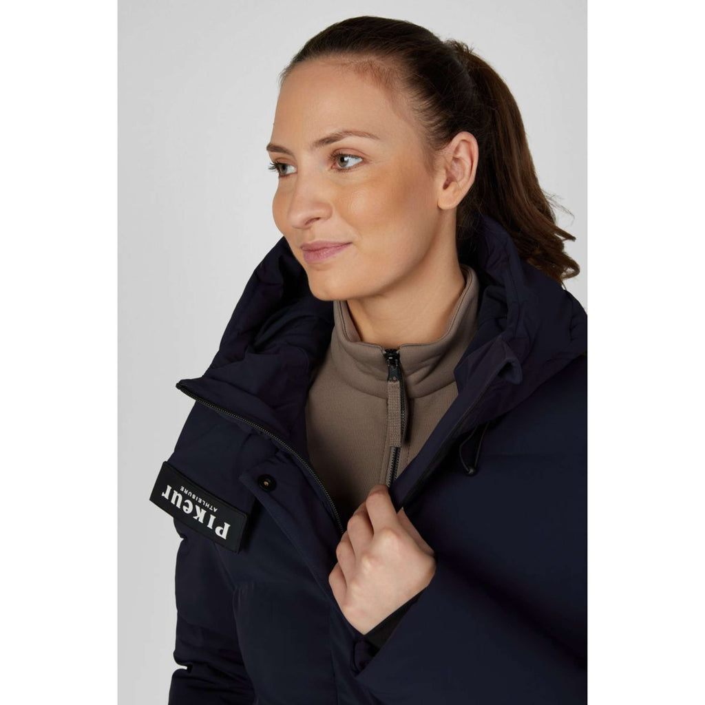 Pikeur Lange Jas Quilted Raincoat Athleisure AW26 Nightblue
