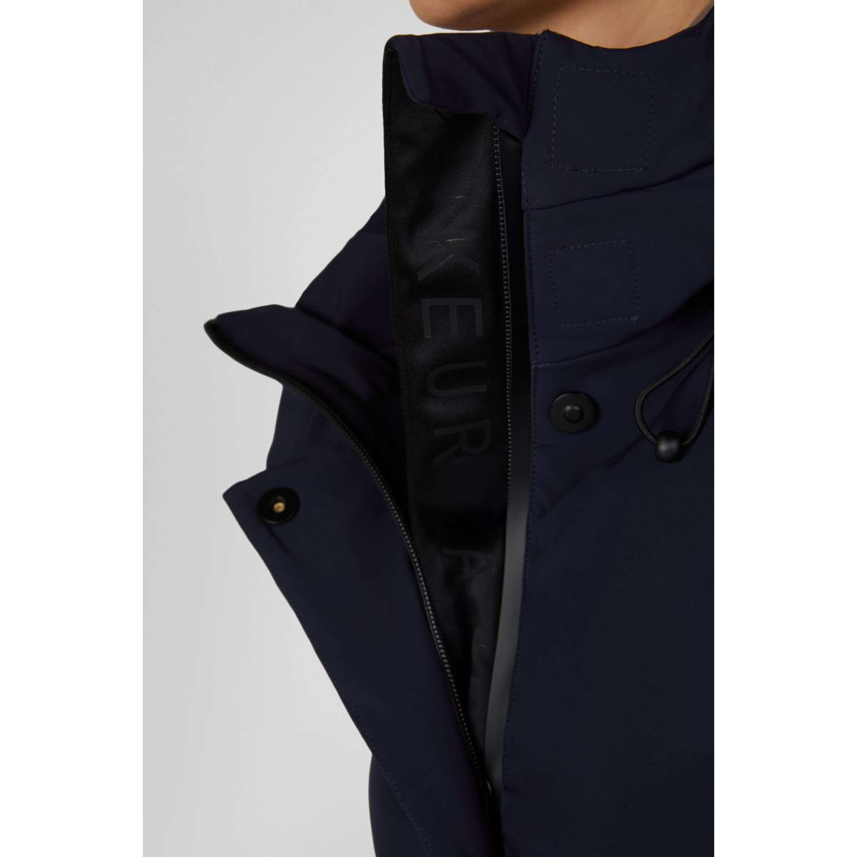 Pikeur Lange Jas Quilted Raincoat Athleisure AW26 Nightblue