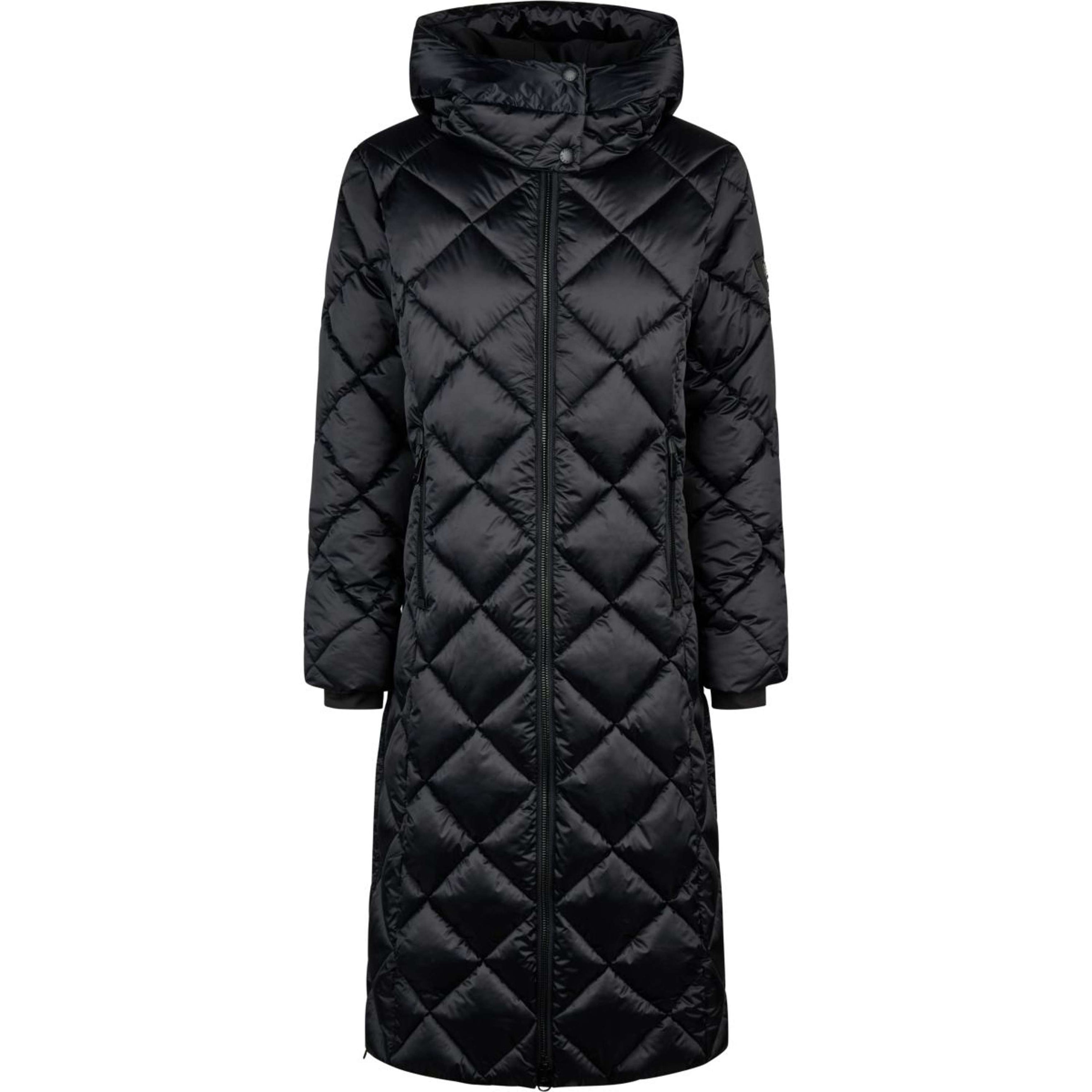 Pikeur Lange Jas QuiltDiamond Selection AW26 Zwart