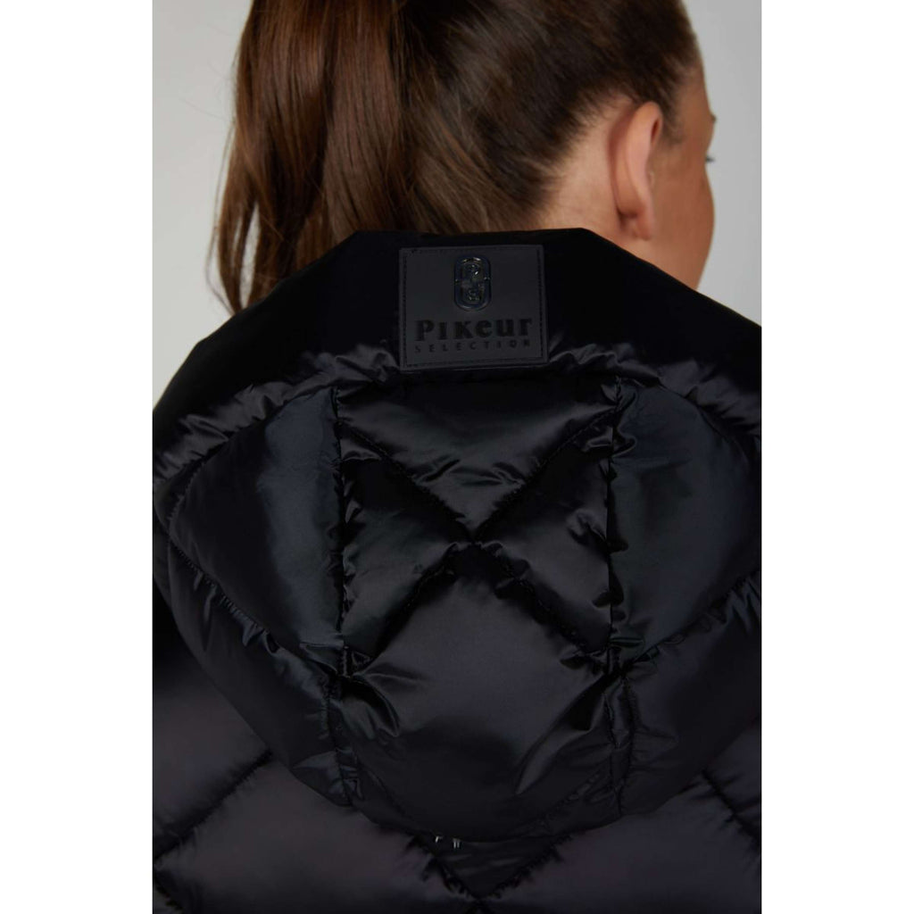 Pikeur Lange Jas QuiltDiamond Selection AW26 Zwart