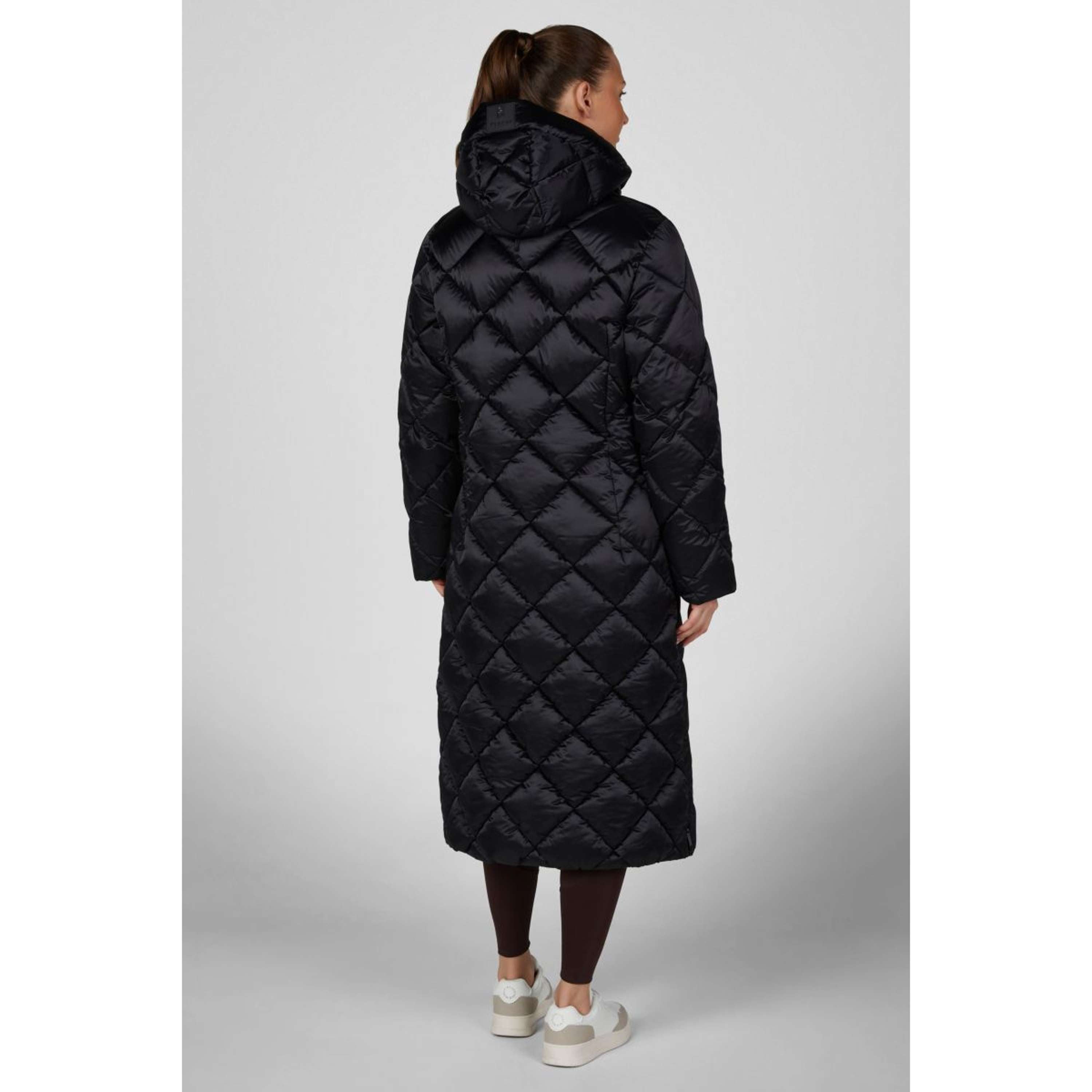 Pikeur Lange Jas QuiltDiamond Selection AW26 Zwart
