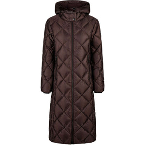 Pikeur Lange Jas QuiltDiamond Selection AW26 Chocolate Brown Pikeur Lange Jas QuiltDiamond Selection AW26 Chocolate Brown