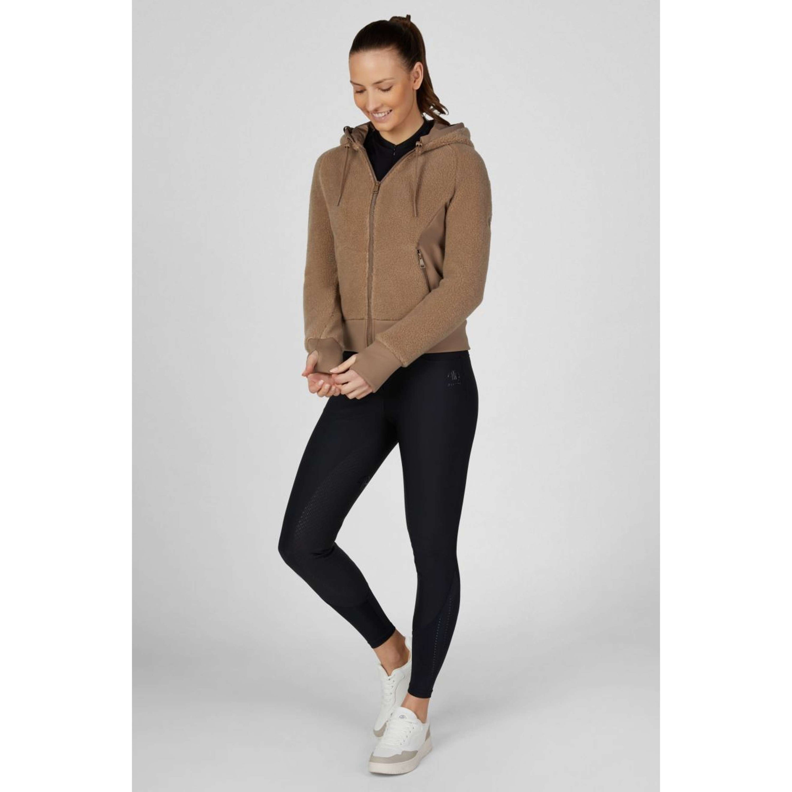 Pikeur Vest Teddyfleece Athleisure AW26 Toffee Beige Pikeur Vest Teddyfleece Athleisure AW26 Toffee Beige