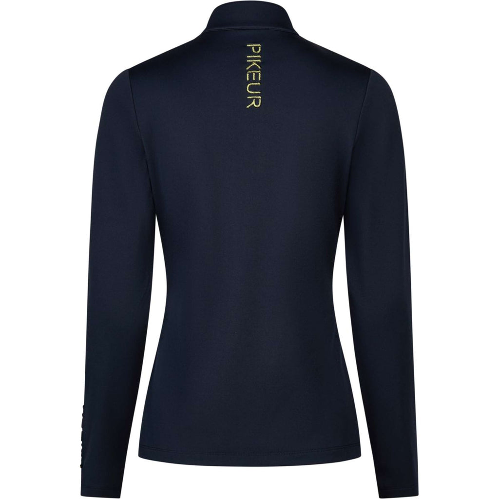 Pikeur Shirt Zip Athleisure AW26 Lange Mouwen Navy Blue