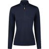 Pikeur Shirt Zip Athleisure AW26 Lange Mouwen Navy Blue