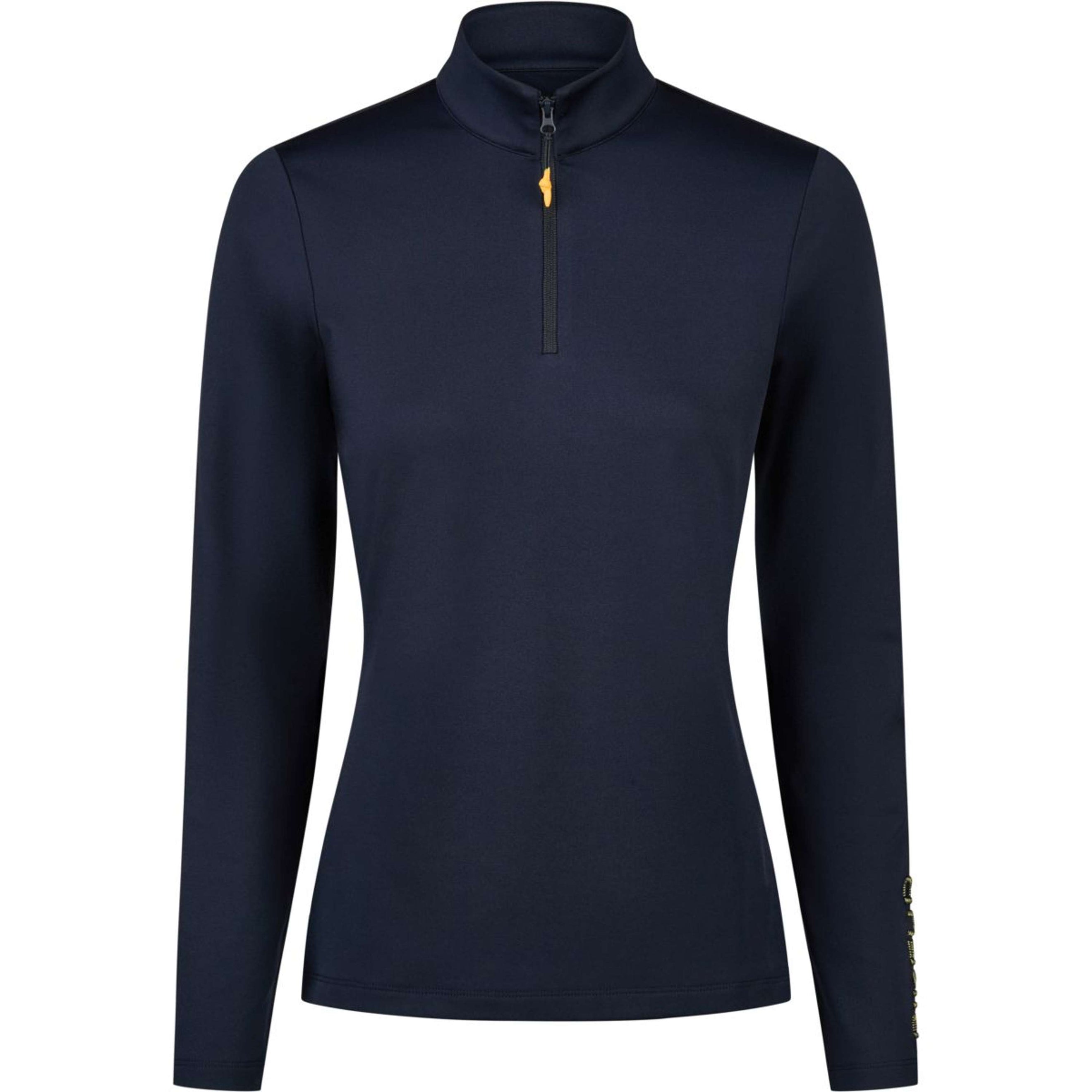 Pikeur Shirt Zip Athleisure AW26 Lange Mouwen Navy Blue