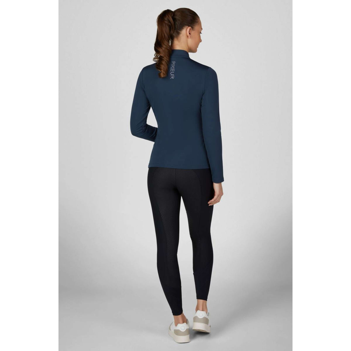 Pikeur Shirt Zip Athleisure AW26 Lange Mouwen Navy Blue