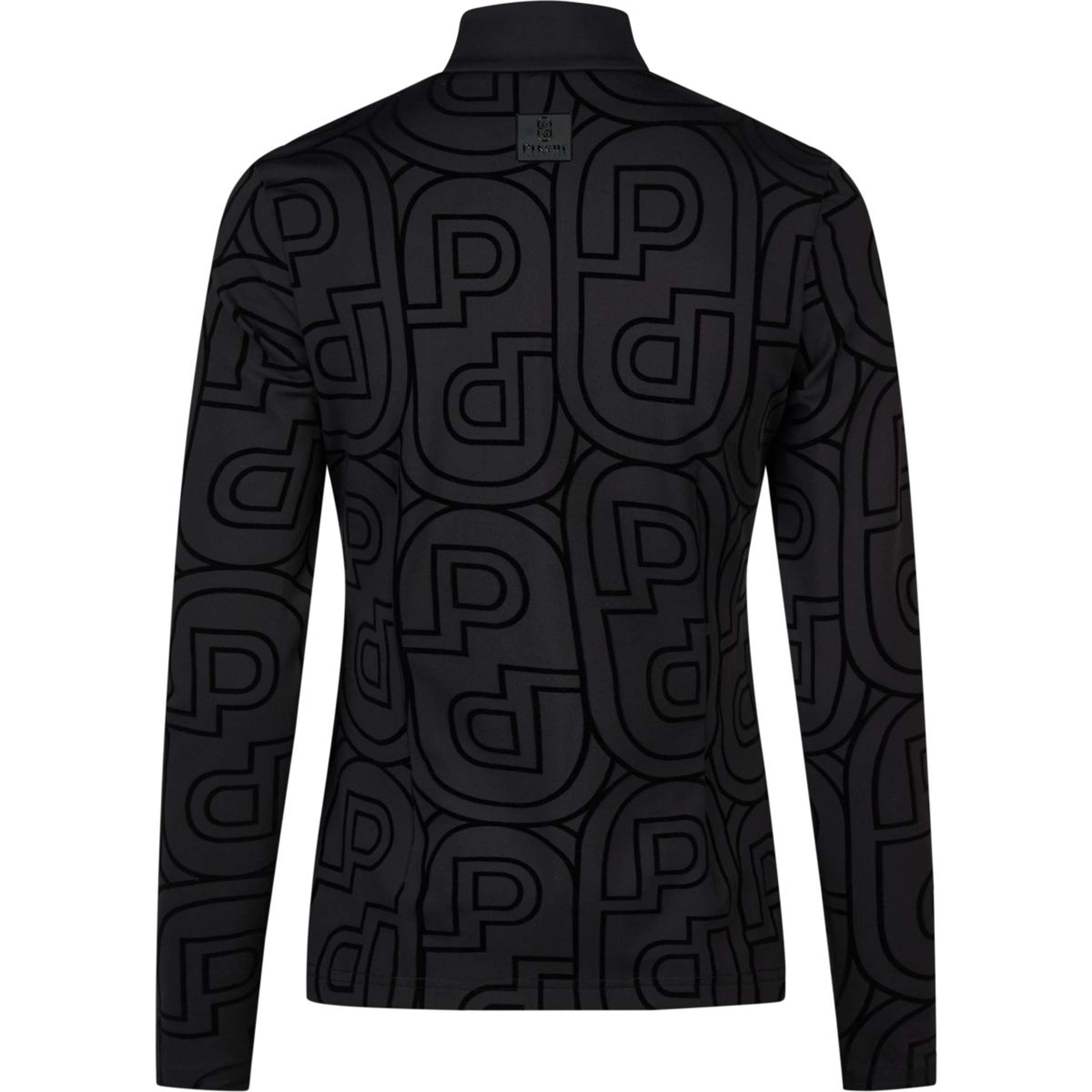 Pikeur Shirt Zip Print Selection AW26 Lange Mouwen Zwart