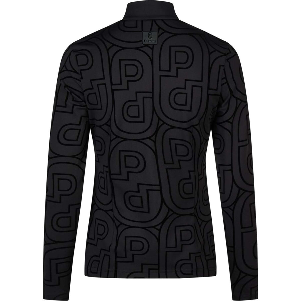 Pikeur Shirt Zip Print Selection AW26 Lange Mouwen Zwart